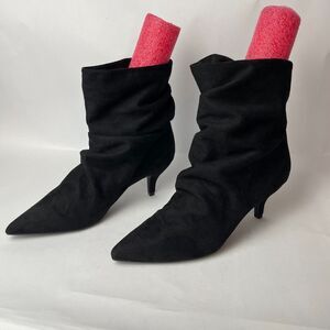 Journee Collection Black Ankle Booties